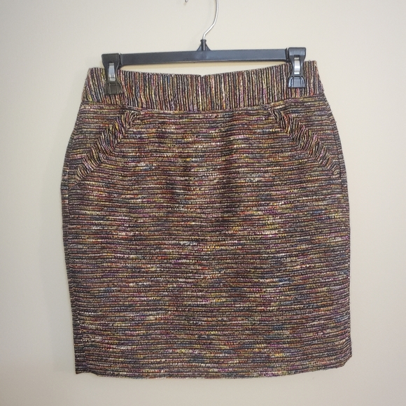 Ann Taylor Loft Woven Skirt Petite Size 2 - Picture 1 of 10